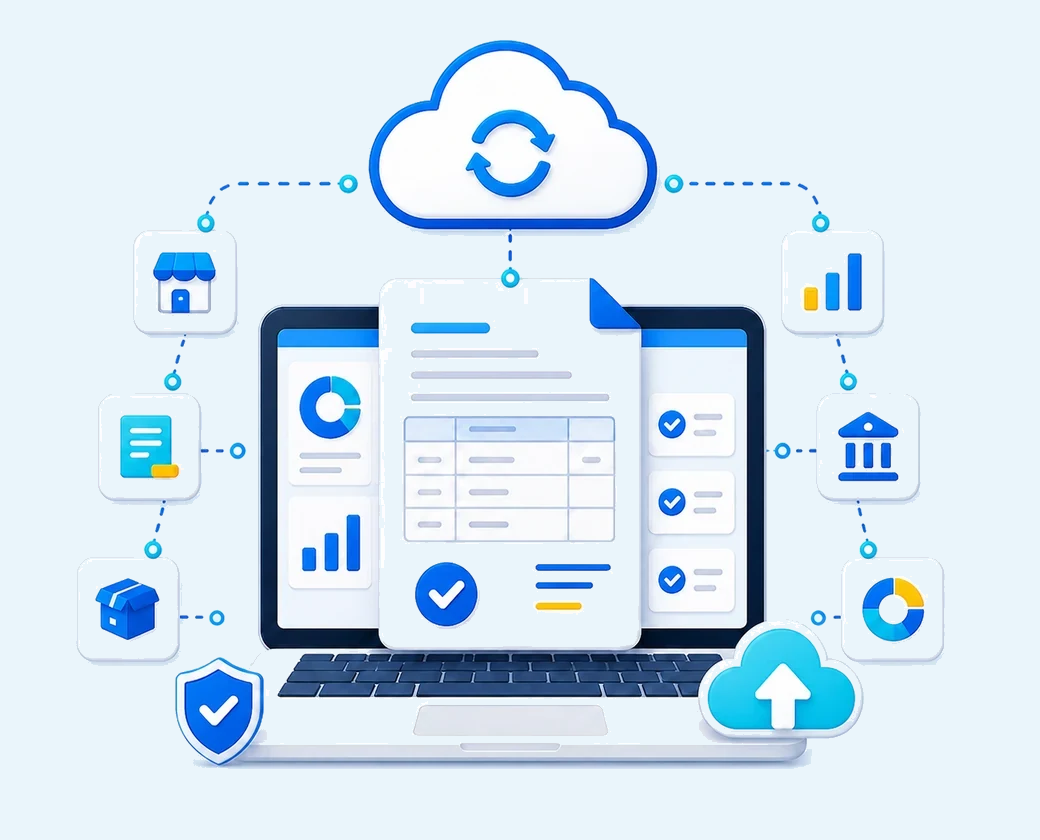 Spectrum Cloud GST software dashboard