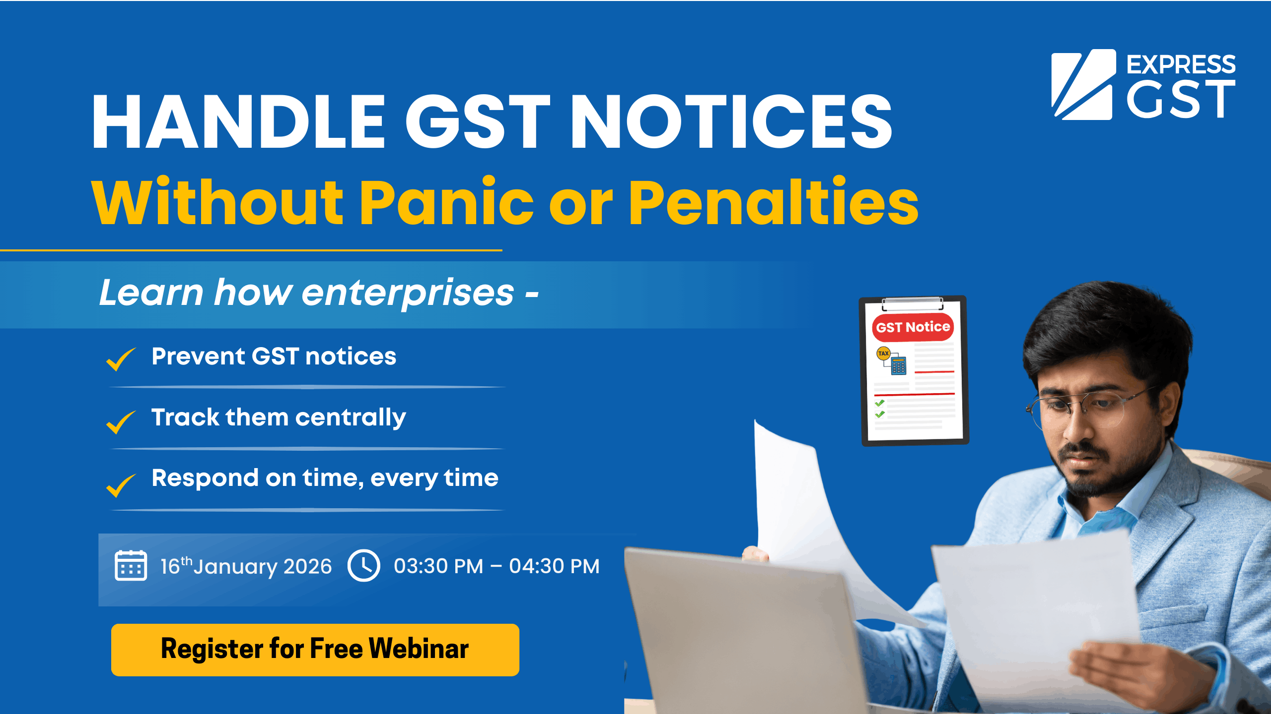 How to Prevent & Manage GST Notices Without Stress, Delays or Penalties